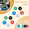 Michigan Rummy Board Game Deluxe Set Wooden Michigan Rummy Game Board,with 200 Pcs Chips, 1 Deck of Poker,1 Storage Bag, 1 Manual. The Perfect Blend of Rummy and Poker, Perfect for Family Game Night view 4