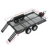 RC Trailer 1/10 Scale Metal Truck Trailer Kit for Crawler Axial SCX10 D90 Wrangler TRX4 TRX6 Redcat GEN8 view 2