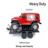 RC Trailer 1/10 Scale Metal Truck Trailer Kit for Crawler Axial SCX10 D90 Wrangler TRX4 TRX6 Redcat GEN8 view 4