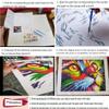 Newsight Paint by Numbers for Adults & Kids & Beginners DIY Acrylic Painting Gift Kits (Framed Color Cat, 12" Wx16 L) view 3
