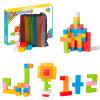 Hisine Magnetic Blocks, 48 PCS 1.18 inch Magnetic Building Blocks for Toddlers 3 4 5 6 7 8 Years Old Boys Girls Magnet Cube Toys for Sensory STEM Education Preschool Gifts for Kids Ages 3+(ESP. 3-8) view 1