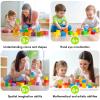 Hisine Magnetic Blocks, 48 PCS 1.18 inch Magnetic Building Blocks for Toddlers 3 4 5 6 7 8 Years Old Boys Girls Magnet Cube Toys for Sensory STEM Education Preschool Gifts for Kids Ages 3+(ESP. 3-8) view 3