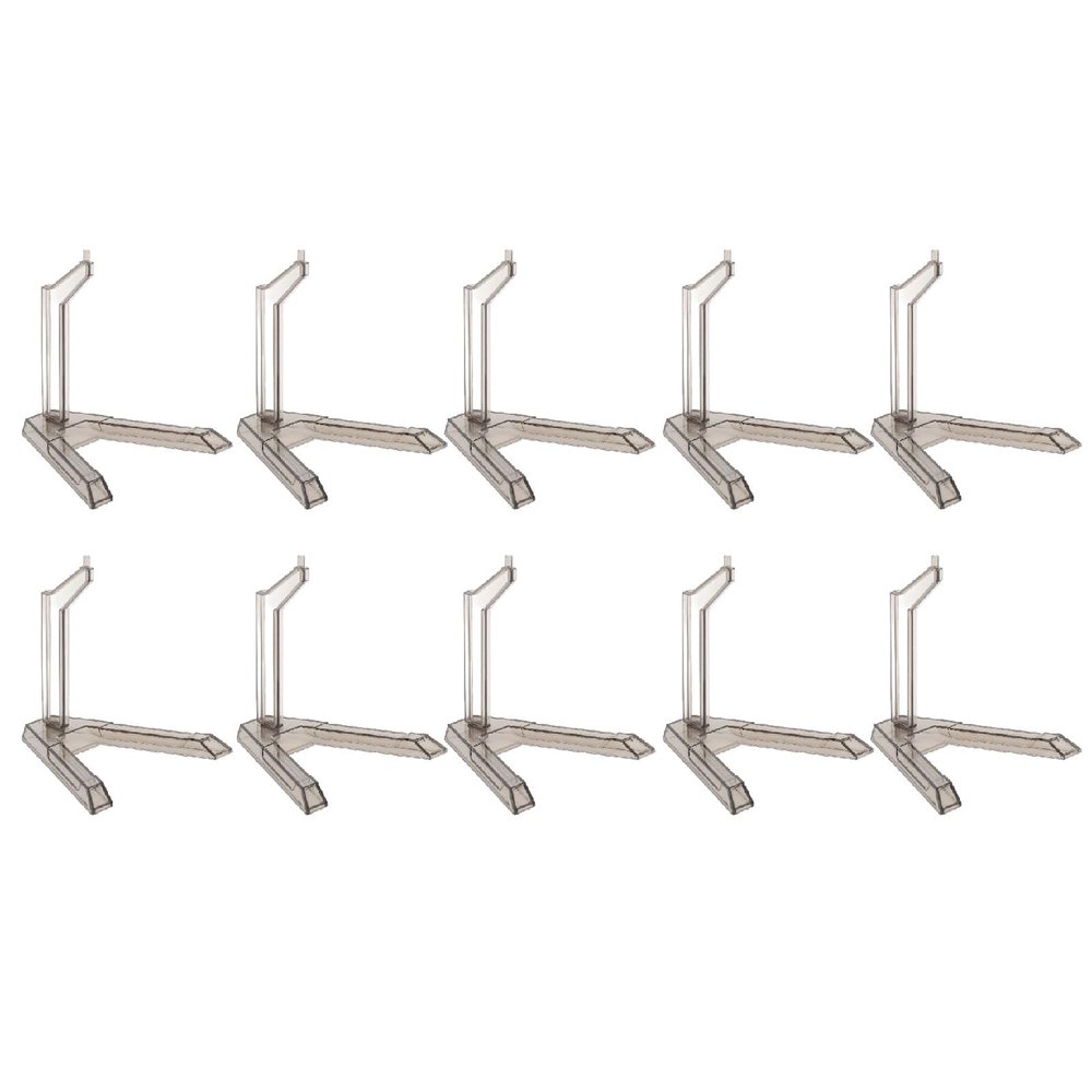 ANGGREK Action Figure Display Stand, Figure Model Stand Easy Assembly 10 Pcs for 6 Inch Action Figures (ABS)