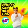 PlayBolt Rainbow Playground Ball - 8.5Inch (Pack of 1) Rubber Bouncy Inflatable Balls for Kids and Adults, Indoor and Outdoor Games, Kickball, Dodgeball, Four Square, and More view 3