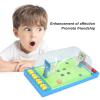 ANGGREK Interactive Basketball Game Toy, Finger Basketball Table Game, Coordination Capacity, Safety, 2 Players for Top (Blue) view 4