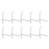 ANGGREK Action Figure Display Stand, Figure Model Stand Easy Assembly 10 Pcs for 6 Inch Action Figures (ABS 3) view 1