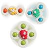 ALASOU 3PCS Suction Cup Spinner Toys for 1 Year Old Boy Girl|Spinning Top 12 18 Months|1 2 Year Old Boy Birthday Gift|Baby Bath Toy for Kids Ages 1-3|Sensory Airplane Travel Toy for Infant Toddlers view 1