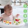 ALASOU 3PCS Suction Cup Spinner Toys for 1 Year Old Boy Girl|Spinning Top 12 18 Months|1 2 Year Old Boy Birthday Gift|Baby Bath Toy for Kids Ages 1-3|Sensory Airplane Travel Toy for Infant Toddlers view 3