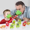 Frog Mask with Blow Tongue, Multiplayer Party Game (4Pcs Set) view 3