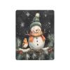 Kigai Christmas Snowmen Crib Sheet for Boys and Girls Jersey Knit Fitted Crib Sheet Cozy Soft Breathable Baby Crib Sheet Standard Baby Sheet and Toddler Bed Sheet, 27 x 39 in view 2