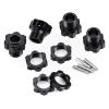 4Pack JGGZONE Aluminum 17mm Splined Wheel Hex Hub Extension Adapter Drive Hub with Nuts Compatible with 1/8 ARRMA KRATON EXB Upgrade Replacement Parts view 4
