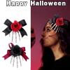 10Pcs Skeleton Hand Hair Clip For Festivities Comfortable And Slip Hairpins Halloween Party Hair Accessories view 2