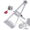 1/10 Scale RC Truck and Trailer Upgrade Kit, Winch Dual Bracket Rescue Truck Trailer Boom Clearance Truck Kit for 1/10 RC Crawler and Trailer SCX10 TRX4 Capra LCG Chassis DIY Upgrade Build (Silver) view 1