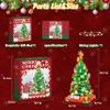 Alagoo Christmas Tree Building Blocks Kit with Lights, Christmas Tree Toy Bricks, Creative Home Decor Building Toys for 6+ Year Old Boys/Girls view 3