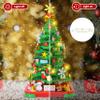 Alagoo Christmas Tree Building Blocks Kit with Lights, Christmas Tree Toy Bricks, Creative Home Decor Building Toys for 6+ Year Old Boys/Girls view 4