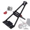 1/10 Scale RC Truck and Trailer Upgrade Kit, Winch Dual Bracket Rescue Truck Trailer Boom Clearance Truck Kit for 1/10 RC Crawler and Trailer SCX10 TRX4 Capra LCG Chassis DIY Upgrade Build (Black) view 1