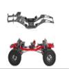 LCG Carbon Fiber RC Chassis Kit Frame Beam for 1/10 RC Rock Crawle, Gen3 Carbon Fiber LCG Chassis Guard Kit, Lightweight Thickened Bumper Frame Frame Guard for 1/10 RC Rock Crawler Axial SCX10 view 4