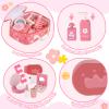 GAGAKU Wooden Makeup for Girls Ages 3-6, Wood Makeup Toy Set Toddler Make up Play Set Kit Pretend Play for Kids view 3