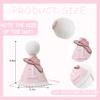KOJIN Cowgirl First Birthday Crown,Mini Hat For Girls, Western-Themed 1st Birthday Party Supplies, Farm-Themed Photo Props (pink) view 2