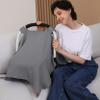 100% Muslin Cotton Car Seat Cover Baby, Carseat Canopy Cover, Universal Fit Stroller Covers for Boys and Girls (Grey) view 4