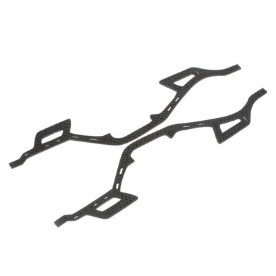 LCG Tracked Chassis 1/10 2 Piece Carbon Fiber LCG Chassis Track Cheater Frame for Axial SCX10 RC Rock Tracked Chassis 1/10 Low Center of Gravity SCX10 II Component Enduro SCX10 II Upgrade