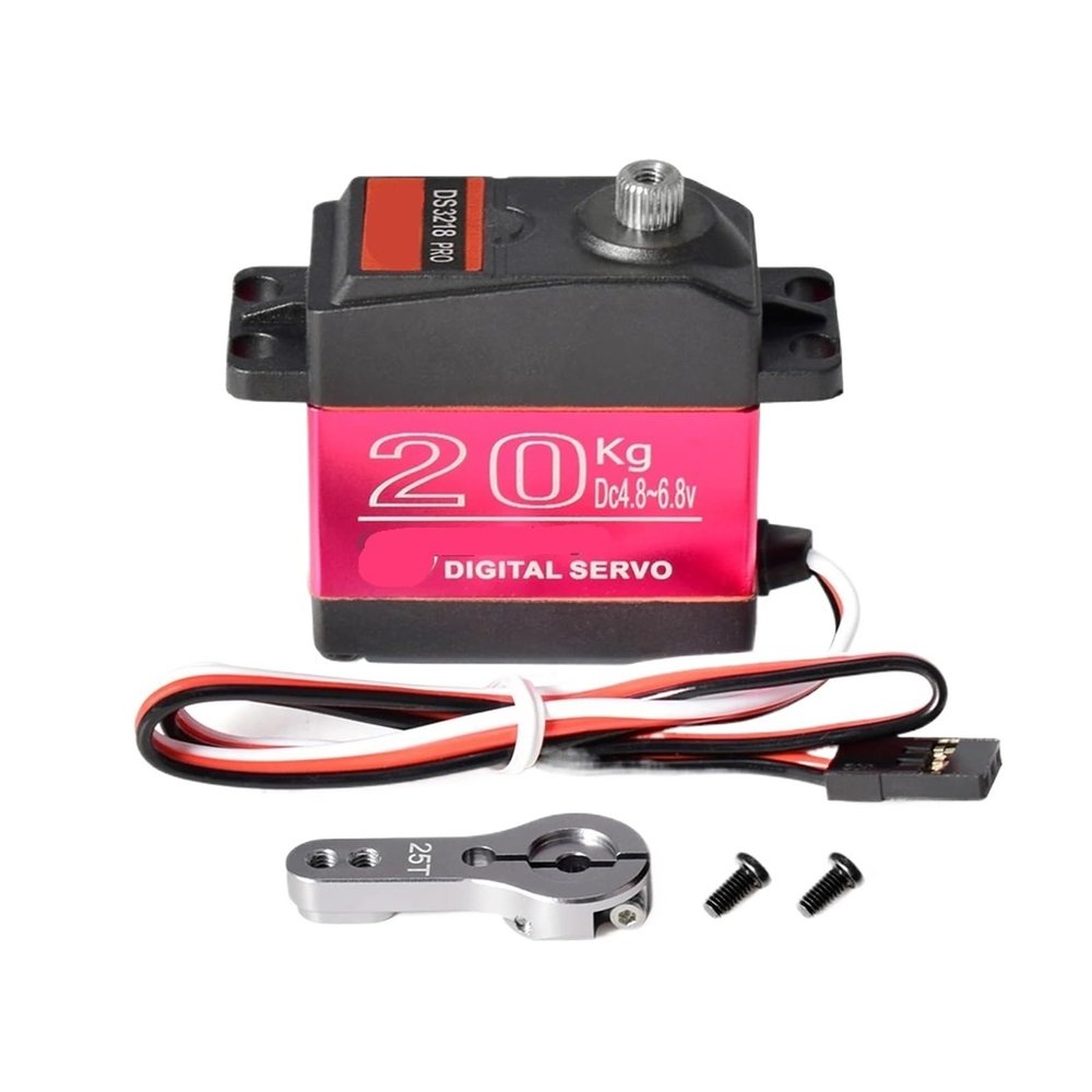 Waterproof Remote Control servo DS3218 20KG DS3225 25KG DS3235 35KG 180/270 Degrees Suitable for 1/8 1/10 1/12 Metal Gear Digital servo(DS3218MG pro 180)