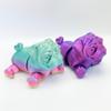 3.9inch 3D Printed Puppy, Pug with Movable Joints in One Piece, Action Figure Gifts for Her/Him,Adults Fidget Toys for Autism ADHD (Candy Colours) view 3