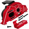 hopsupRC Upgrades Part Transmission Gearbox Wave Box for 1/10 Granite/Senton/Vorteks/Big Rock 3S BLX & Mega 550,1/8 Typhon 3S BLX & Mega 550.Aluminum Motor Mount Gear Cover Box Hops up.Red. view 1