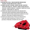 hopsupRC Upgrades Part Transmission Gearbox Wave Box for 1/10 Granite/Senton/Vorteks/Big Rock 3S BLX & Mega 550,1/8 Typhon 3S BLX & Mega 550.Aluminum Motor Mount Gear Cover Box Hops up.Red. view 2