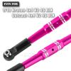 RcarmubWow RC Turnbuckles Tie Rods Linkage Set Upgrades Part for 1/10 Kraton 4x4 4S V2,Outcast 4x4 4S V2,Alloy Aluminium Turnbuckles Camber Links Steering Linkage Rod,Pink view 2