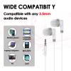 MENGLALA 100 Pack Bulk Kids Earbuds for Classroom School Student,Wired view 4