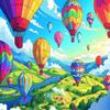 1000 Adult Puzzle Pieces, Hot Air Balloons On Clouds, Suitable for Adult Home Puzzle and Home Wall Decoration view 1