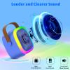 Karaoke Machine for Kids Adults, Portable Bluetooth Speaker with Wireless Microphones and LED Lights, Kids Toys Birthday for Girls and Boys Ages 4,5,6,7,8,9,10,11,12+ Years, Home Party view 2