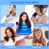 Karaoke Machine for Kids Adults, Portable Bluetooth Speaker with Wireless Microphones and LED Lights, Kids Toys Birthday for Girls and Boys Ages 4,5,6,7,8,9,10,11,12+ Years, Home Party view 4