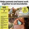 195 Parent Teens Conversation Cards - Support Parents & Teens in Navigating Technology & Social Media Boundaries - Put Down The Phone & Improve Communication - Perfect for Home & Classroom Use view 4