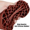 RCHuiWow 1.9 Silicone Rubber Insert Foam Tire Inserts RC 1.9" Wheel Tires Waterproof Inserts for 1/10 RC Crawler TRX4 SCX10 Capra Red cat Gen7 Gen8 RXB10 TF2,4pcs,Brown view 4