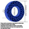 RCHuiWow 1.9 Silicone Rubber Insert Foam Tire Inserts RC 1.9" Wheel Tires Waterproof Inserts for 1/10 RC Crawler TRX4 SCX10 Capra Red cat Gen7 Gen8 RXB10 TF2,4pcs,Navy Blue view 3