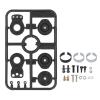 Keenso Servo Saver Set, Compatible with XV02 XV01 Lightweight Plastic Steering Arm Servo Saver Mount for RC Model Crafted with High Grade Materials (Black) view 1
