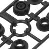 Keenso Servo Saver Set, Compatible with XV02 XV01 Lightweight Plastic Steering Arm Servo Saver Mount for RC Model Crafted with High Grade Materials (Black) view 4