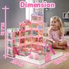 15 Rooms Doll House for Kid, 374Pcs Play Castle Furniture Playsets for Girls, Birthday Gifts for 3 4 5 6 7 8 9 10 11 12 Years Old Kids Toddlers view 4