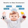Infinno High Contrast Baby Toys Infant Rattle Socks and Wristband Set, Ideal Baby Sensery Toy Gifts for Newborn 0-12 Months, Perpect Black and White Toys for Boys and Girls As Baby Shower Gifts view 4