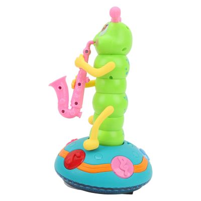 Electric Twisting Crawling Toy, Musical Saxophone Toy with Lighting Effects, for Children Music Perception, ABS Material