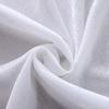 HooHero White 52 Width Beautiful Sheer Curtains Rod Pocket Top Living Kids Baby Room Home Decoration Modern Jacquard Cut Flower Plain Color view 2