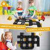Aukit Magnetic Tiles Road Expansion Pack, Magnetic Building Blocks Construction Toys for 3+Year Old Boys Girls, Kids Toy Montessori Toys for Toddler. view 3