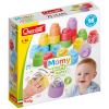 Quercetti: MOMY Soft - Happy Sound - 18pc Blocks Set, Rattle Pieces, Sorting & Stacking, Construction Toy, Early Development Play, Baby & Toddler 6mo+ view 1