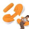 Breathable Pregnancy Support Pillow - Ergonomic Wedge Design, Comfortable Side Sleeping | Detachable Covers Enhance Comfort, Ideal for Pregnant Women Seeking Relief and Better Sleep view 1