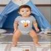 12M Oxford Infant Turkey Face Funny Thanksgiving Costume Creeper view 2