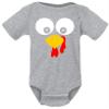 12M Oxford Infant Turkey Face Funny Thanksgiving Costume Creeper view 3