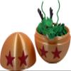 17.5 Inch Articulating Shenron Dragon Toy and 7 Inch Junior Shenron Dragon Inside Surprise 4 Star Ball/Egg, Green, Gold, Orange, Red, Black, and Brown (Large Dragon w/Ball) view 4