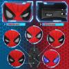 AUGMAXI Electric Spider Superhero Role-Playing Mask Toy with Moving Eyes and LED Lights - Remote Control Ring, Fun Gift for Men (red) view 3